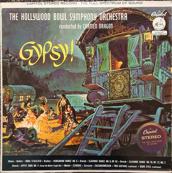 The Hollywood Bowl Symphony Orchestra Conducted By Carmen Dragon ‎/ Gypsy! - LP (Used)