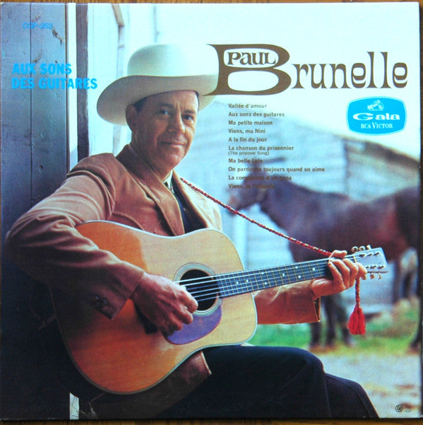 Paul Brunelle ‎/ Aux Sons Des Guitares - LP Used