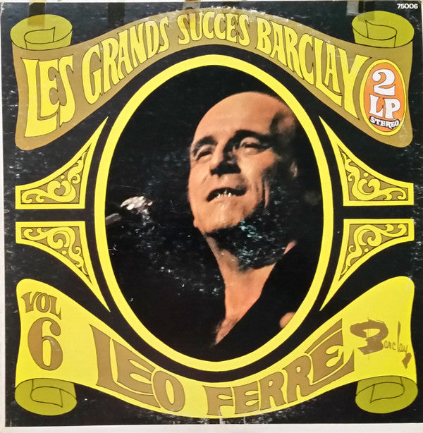 Léo Ferré ‎/ Les Grands Succès Barclay Vol 6 - 2LP Used