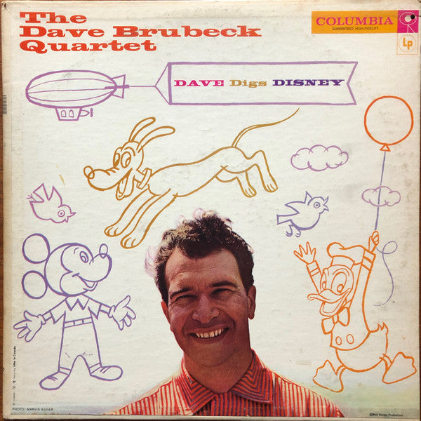 The Dave Brubeck Quartet / Dave Digs Disney - LP Used