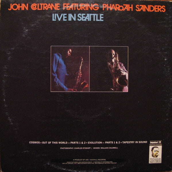 John Coltrane Featuring Pharoah Sanders / Live In Seattle - LP (Used)