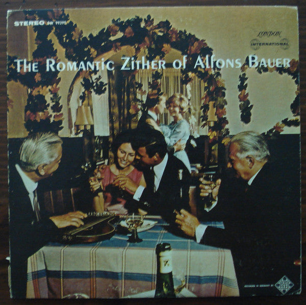 Alfons Bauer ‎/ The Romantic Zither Of Alfons Bauer - LP (used)