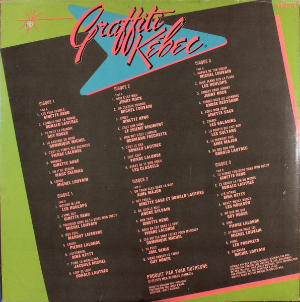 Various / Graffiti Kébec - 3LP Used