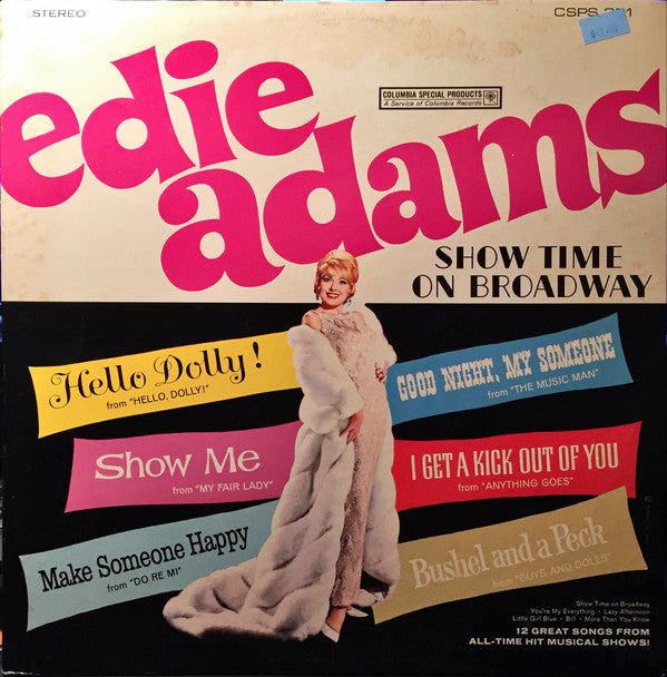 Edie Adams ‎– Show Time On Broadway - LP Used