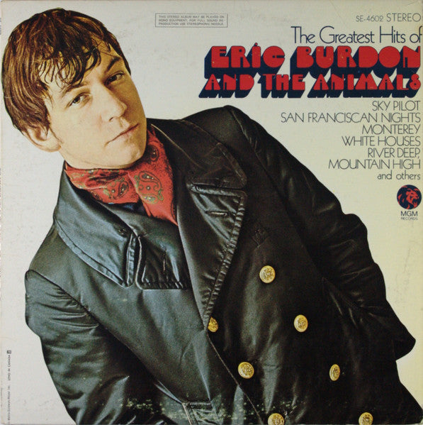 Eric Burdon And The Animals / The Greatest Hits of Eric Burdon And The Animals - LP Used