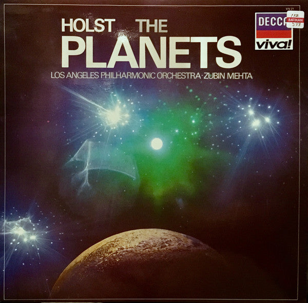Holst, Los Angeles Philharmonic Orchestra, Zubin Mehta ‎/ The Planets - Les Planètes - Die Planeten - LP Used