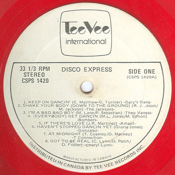 Various / Red Hot Disco Express - LP Used RED