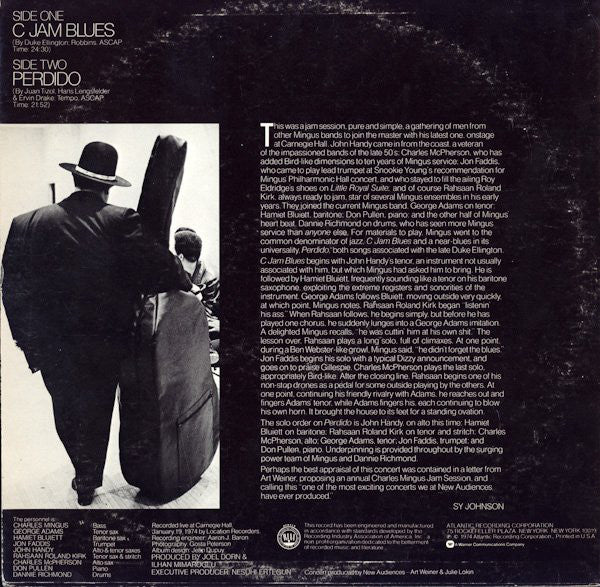 Charles Mingus / Mingus At Carnegie Hall - LP (Used)