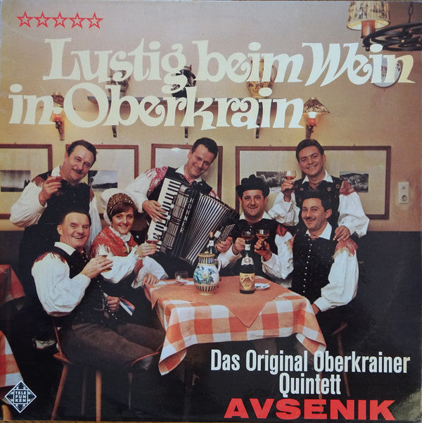 Slavko Avsenik Und Seine Original Oberkrainer / Lustig Beim Wein In Oberkrain - LP