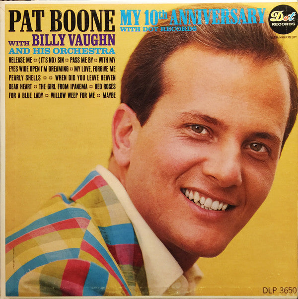 Pat Boone / My 10th Anniversary With Dot Records - LP (used)