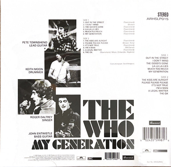 The Who / My Generation - LP