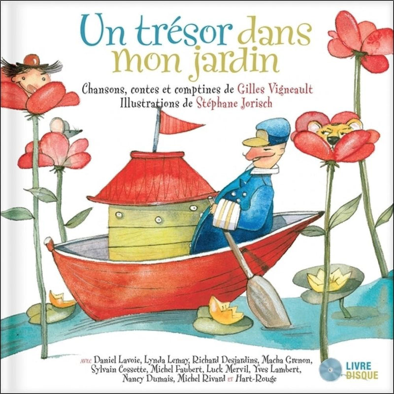 Un trésor dans mon jardin - Livre-CD